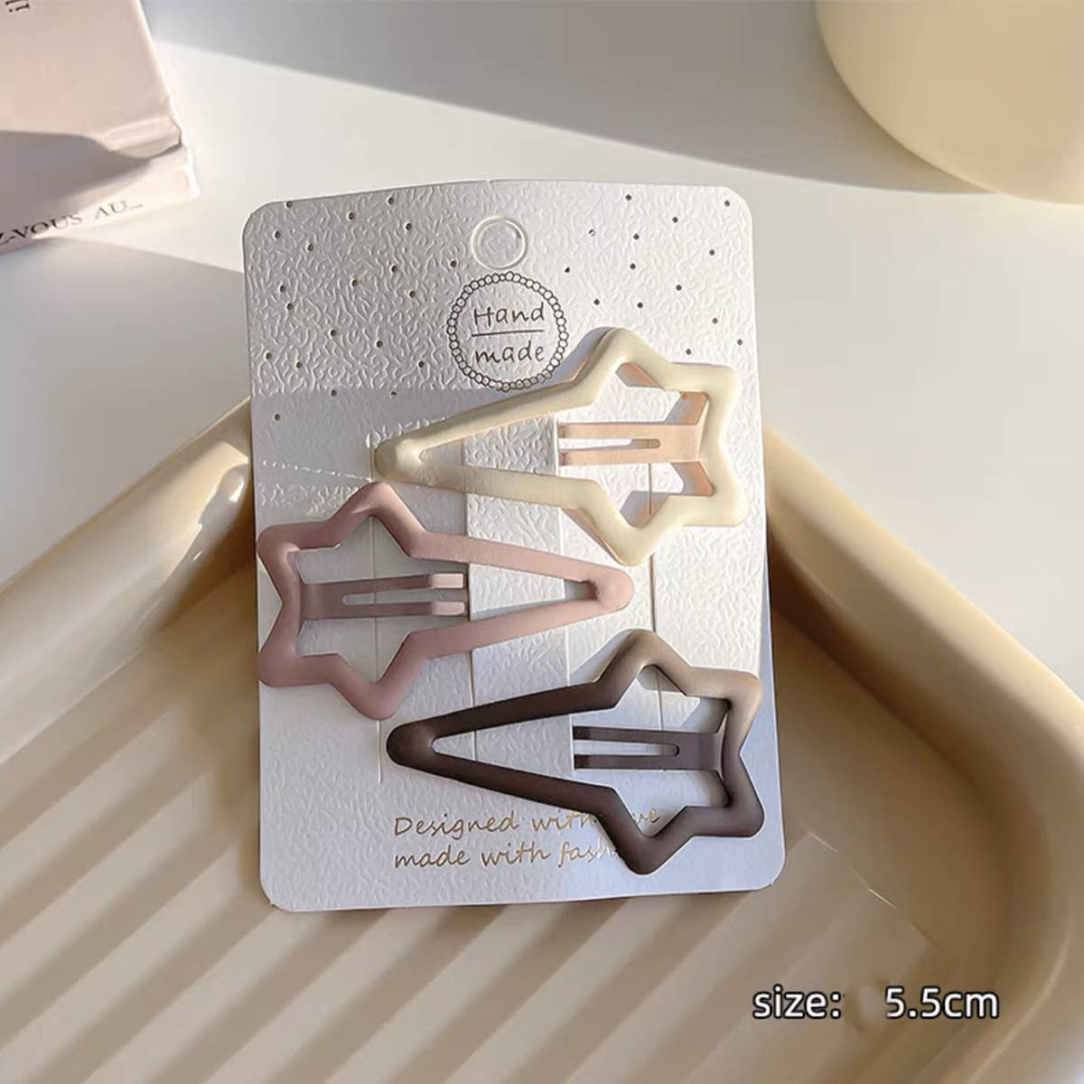 Amine hair clip Heart hair clip broken bangs