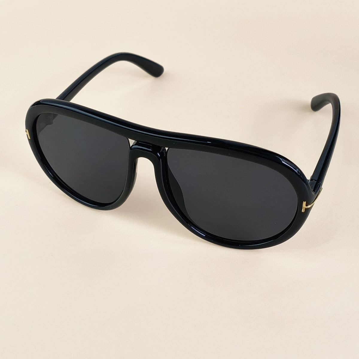 T-SHAPED SUNGLASSES RETRO LARGE FRAME SUNGLASSES