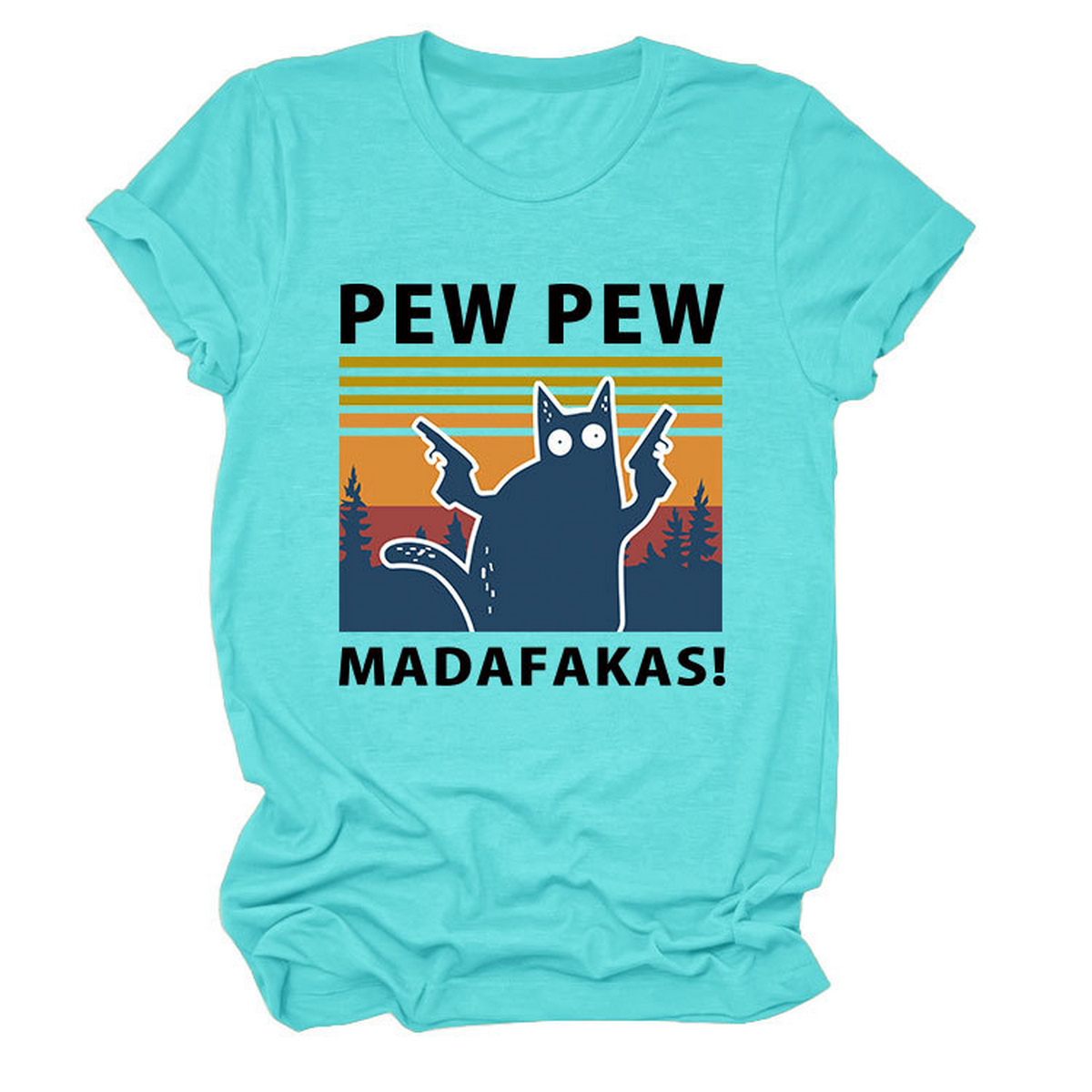 Ladies' Summer Tee, Casual Loose Fit T-Shirt_CWTTS1492