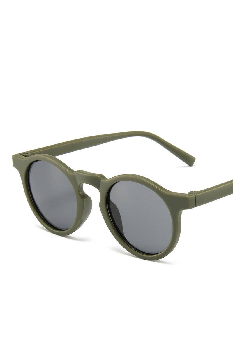 CANDY COLORED ROUND TRENDY SUNGLASSES_CWASG057