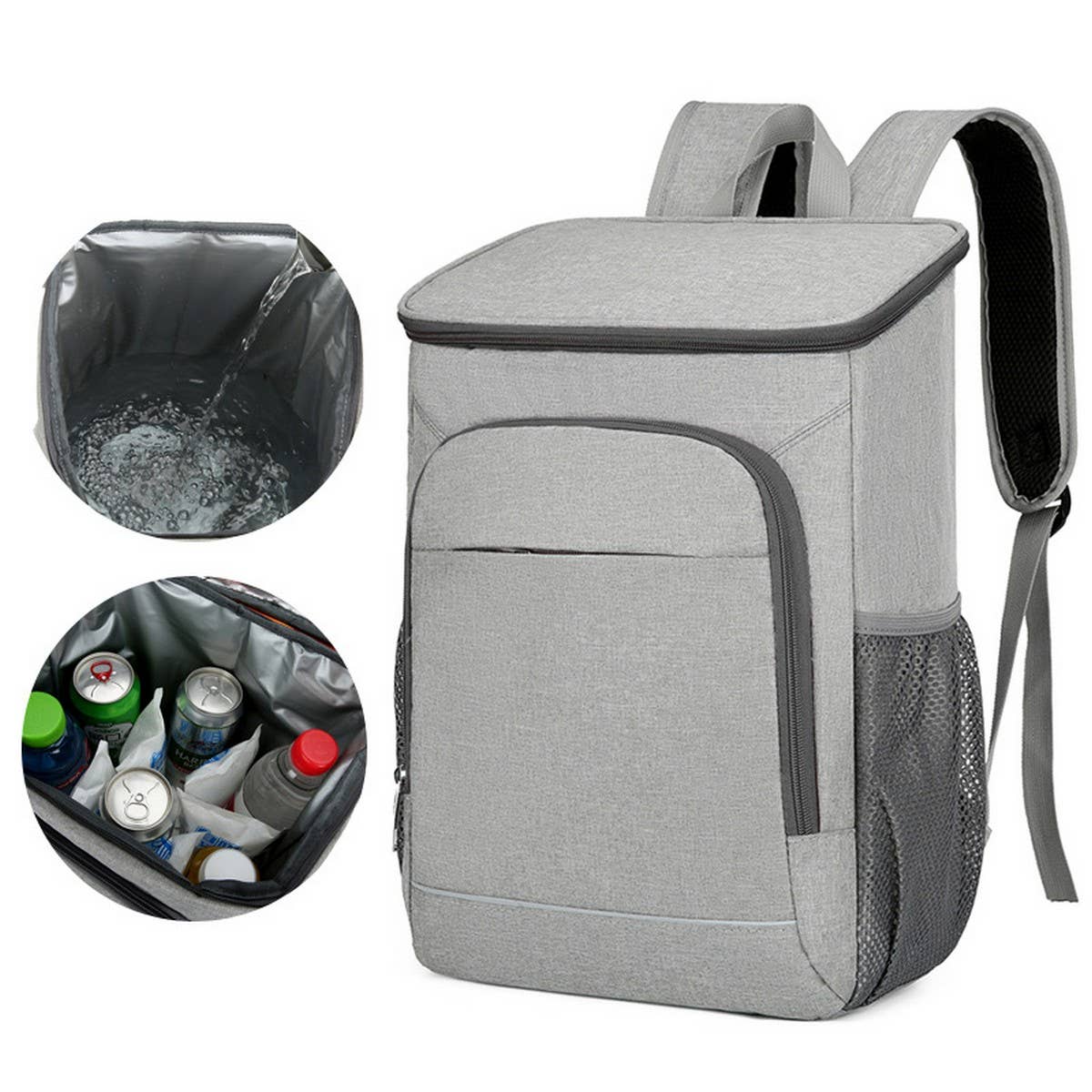Insulated Cooler Backpack for Outdoor Picnic_CWAB5408