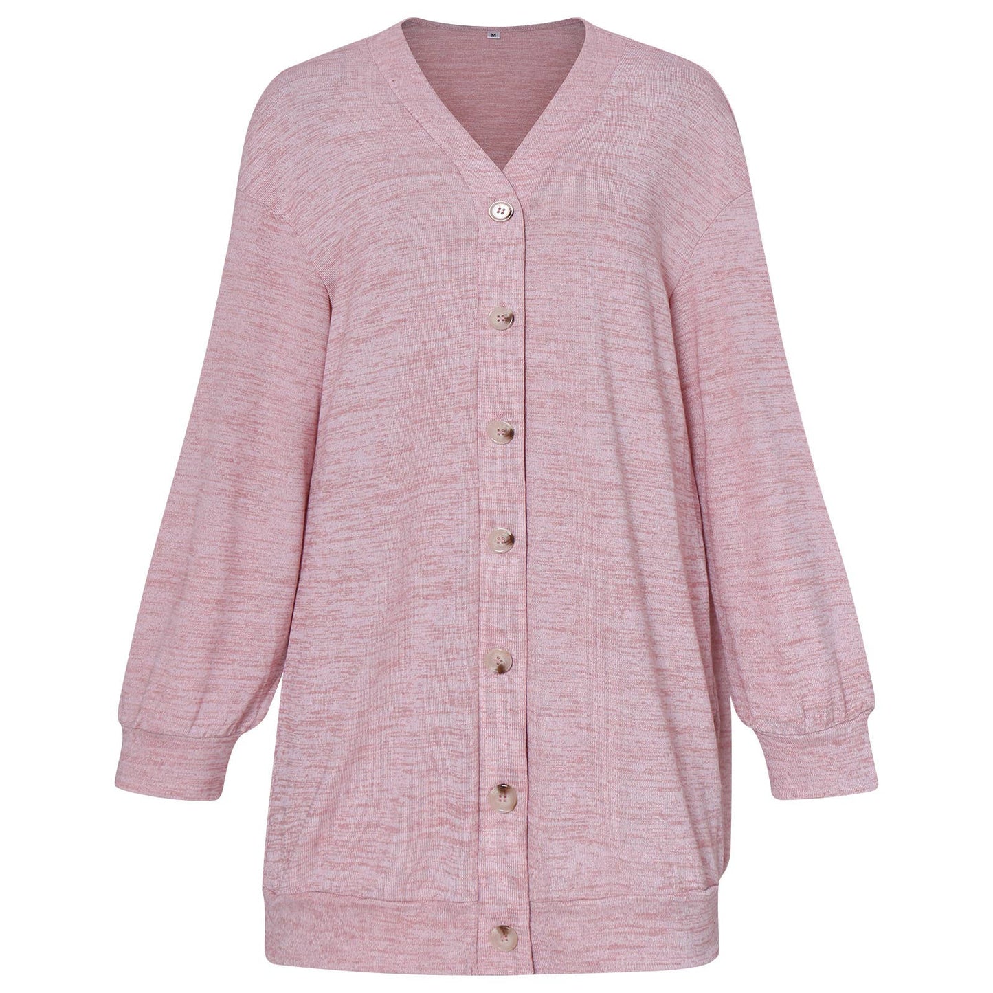 THIN COAT LONG SLEEVE LOOSE KNIT CARDIGAN