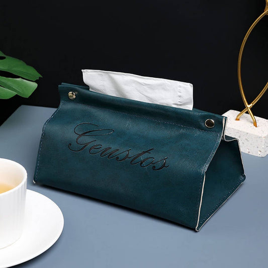 LIGHT LUXURY CAR HOUSEHOLD LEATHER TISSUE BOX