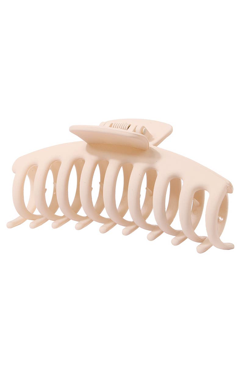 4.3" Matte PS Plastic Hair Claw Clip, Strong Hold_CWAHA0090