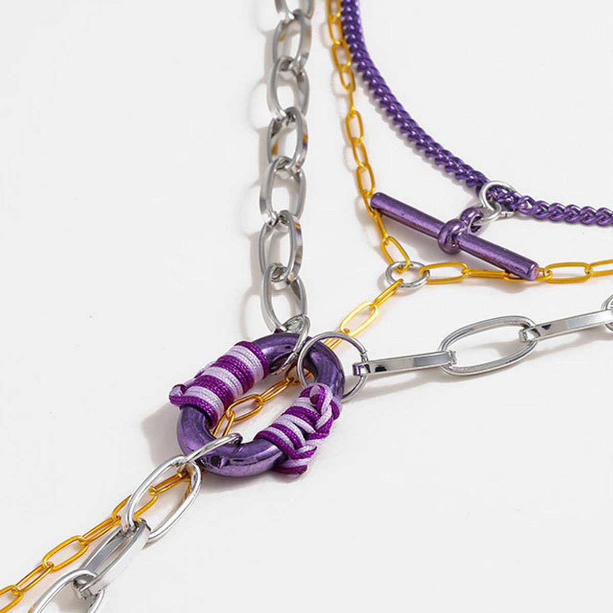 WOMEN'S FASHIONABLE BRAIDED STACKING NECKLACE