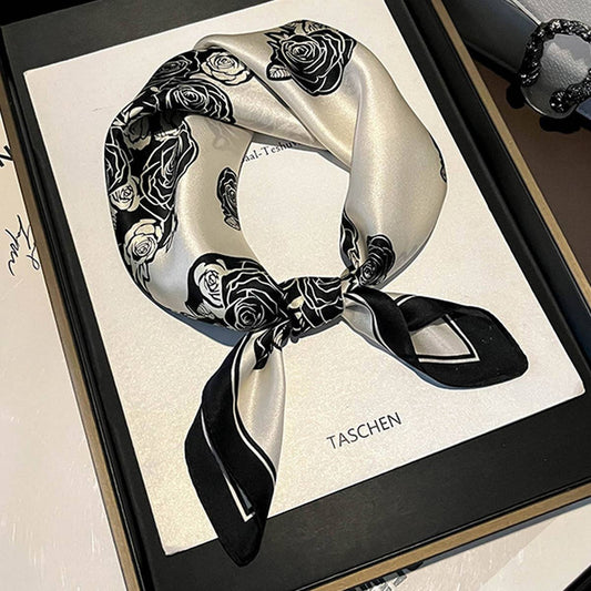 Silk Square Scarf - Mulberry Silk, Elegant Design