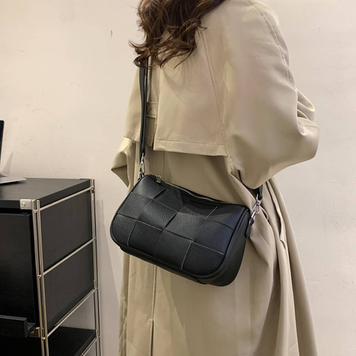 FASHION COLOR MATCHING PORTABLE UNDERARM BAG_CWAB2686