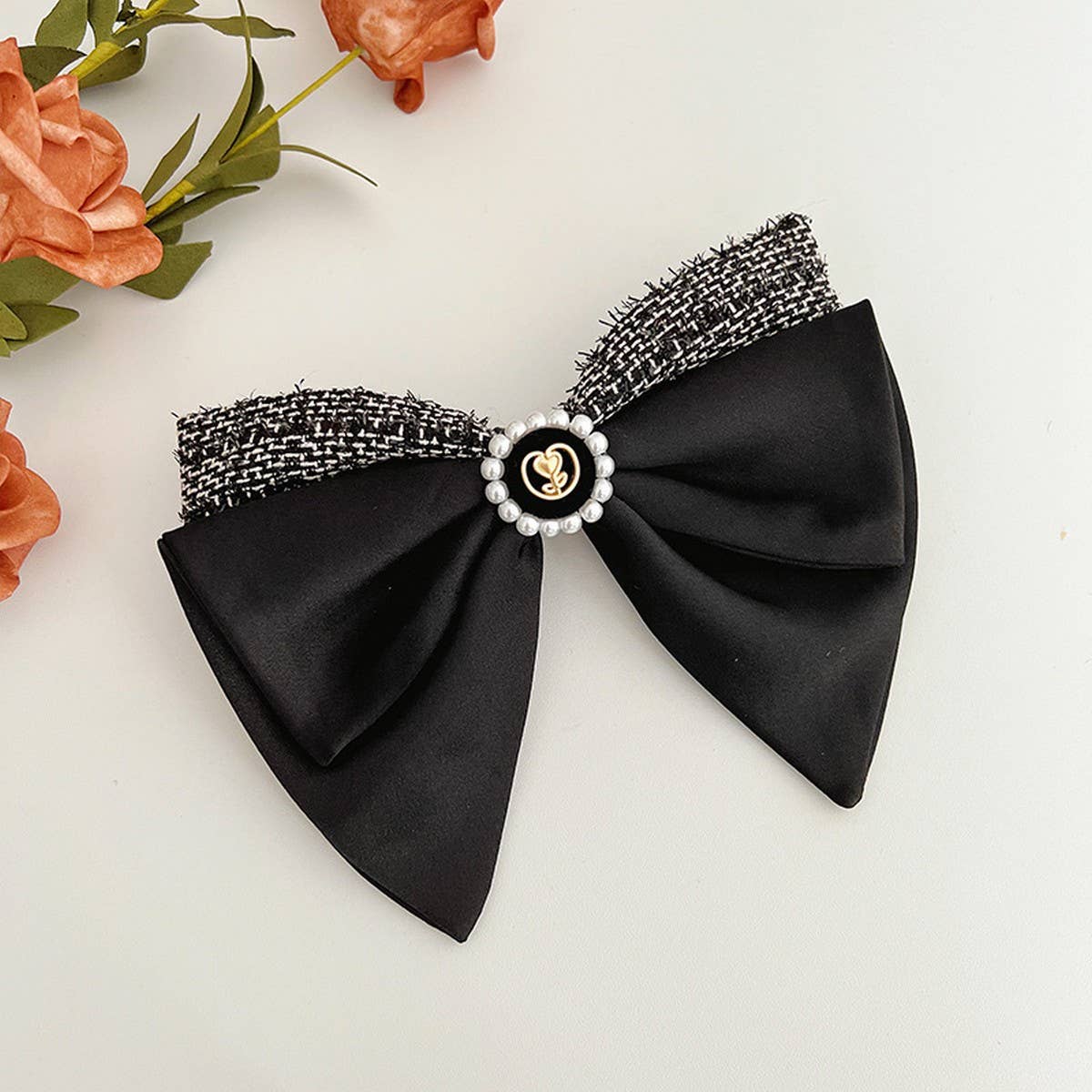 SMALL FRAGRANT STYLE HIGH-END BOW HAIRPINS_CWAHA1192