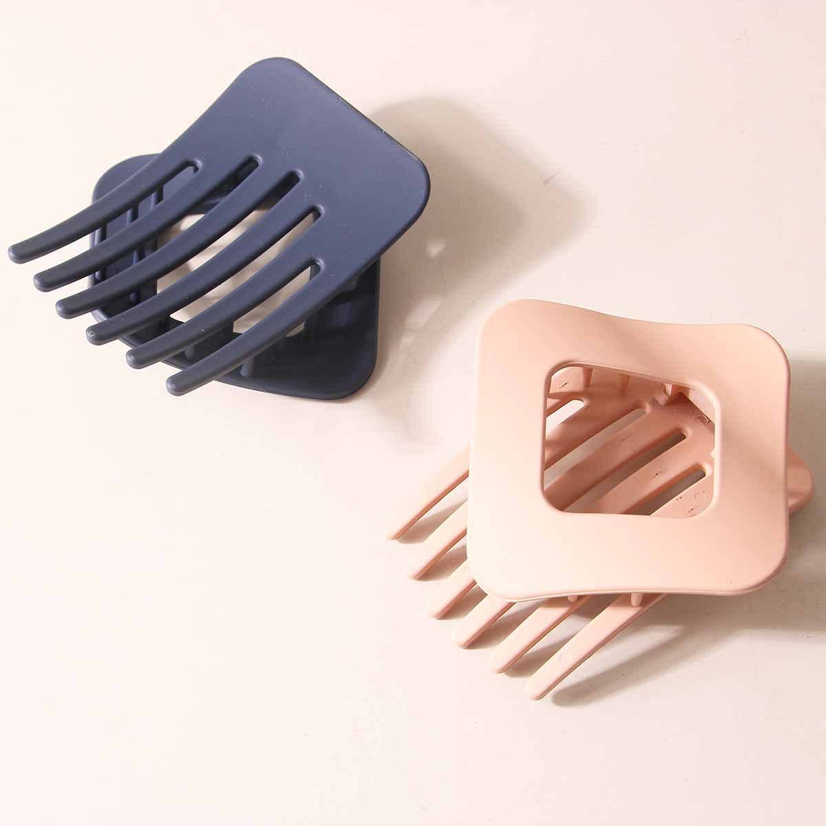 Elegant diamond-shaped simple PC hair clip