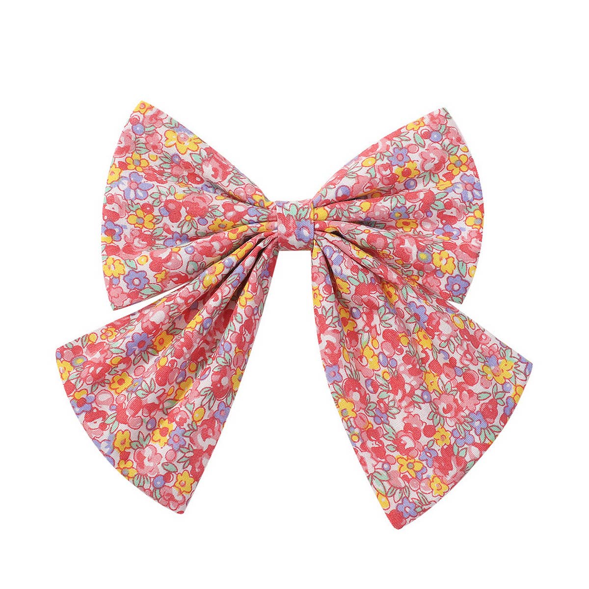 CHILDREN'S SIMPLE FLORAL BOW HAIRPIN