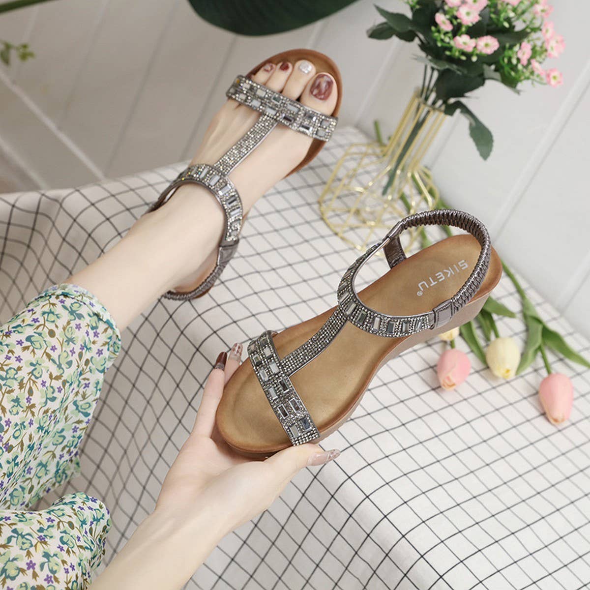 BOHEMIAN CAUSAL OPEN TOE SUMMER SANDAL_CWSHS0527