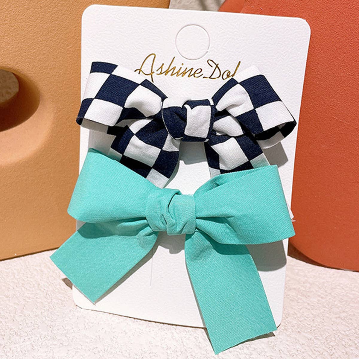 NEW SOLID COLOR CUTE BOW HAIR CLIP_CWAHA0764