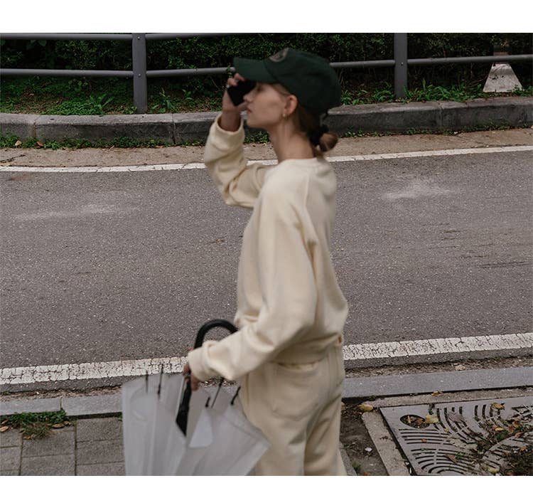 Top corset and long pants sports two-piece set