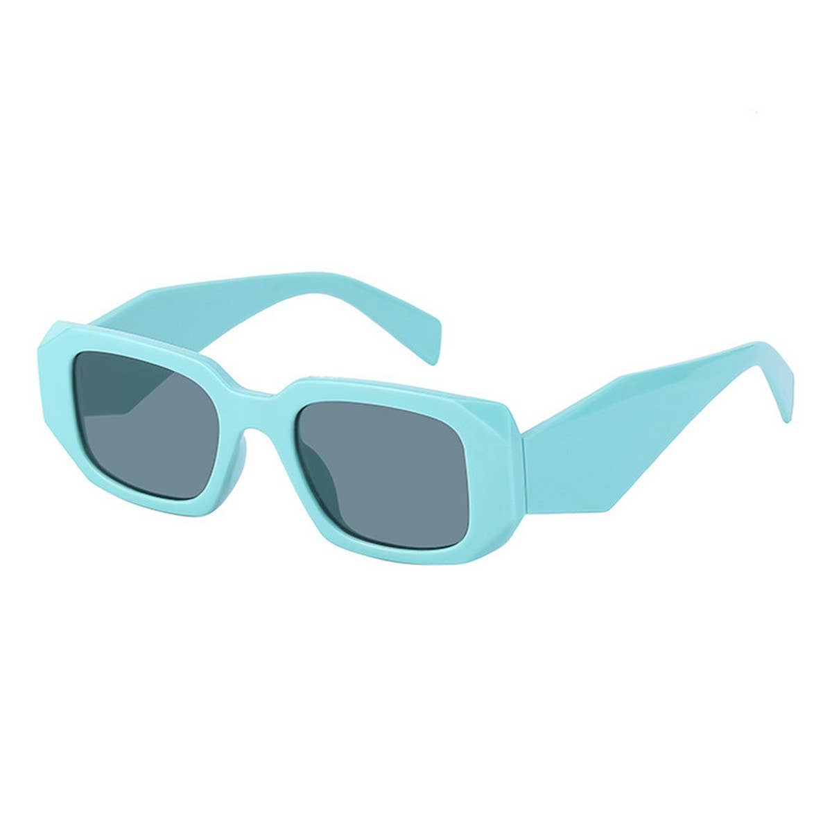 IRREGULAR SMALL SQUARE FRAME SUNGLASSES