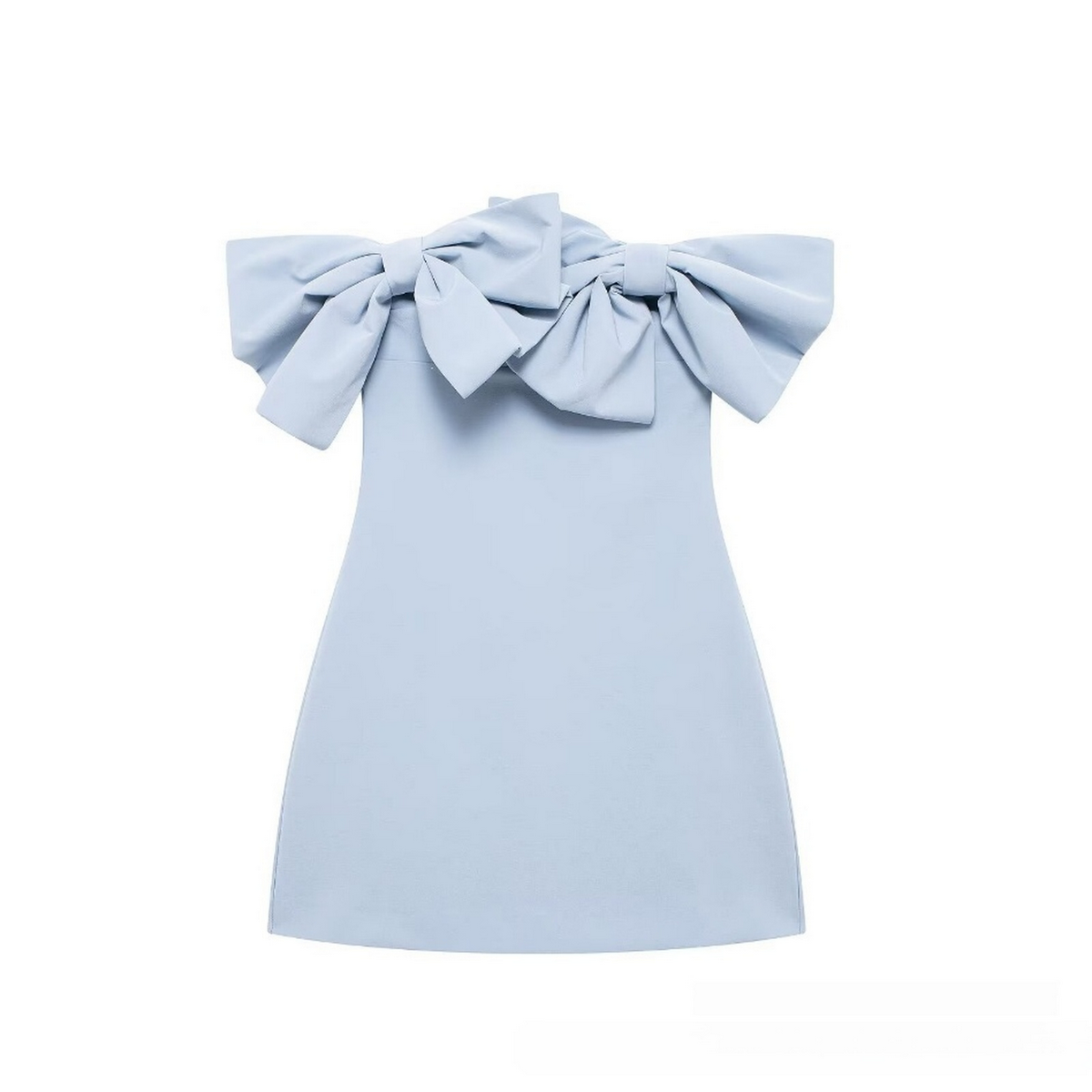 Bowknot Strapless Dress - French Style Chic_CWDMD5803