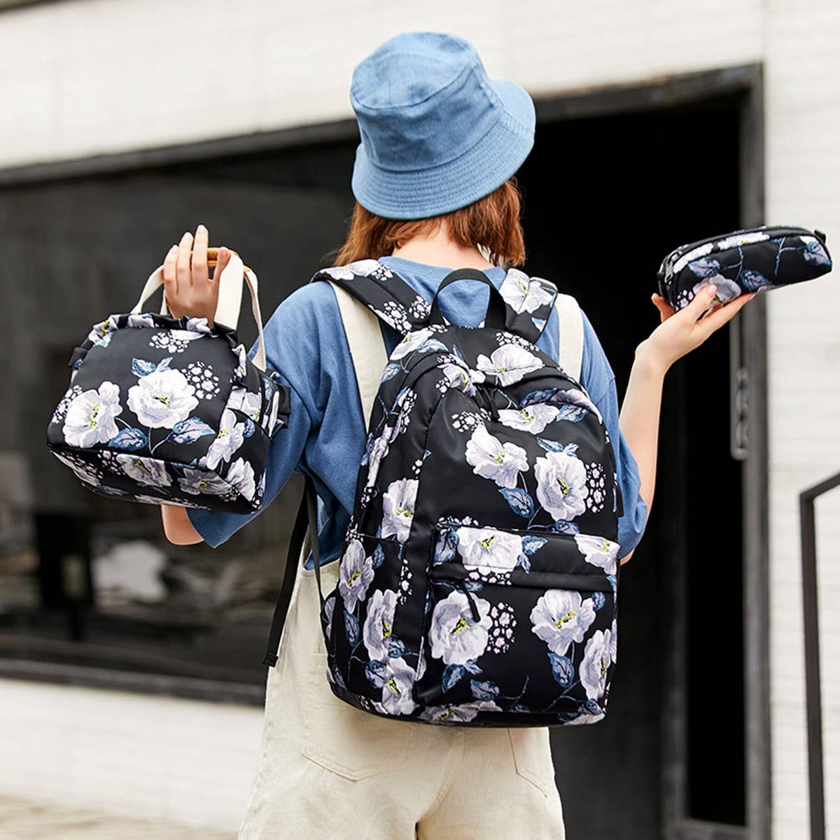 Backpacks for School??œFloral Oxford Large Capacity_CWAB5512