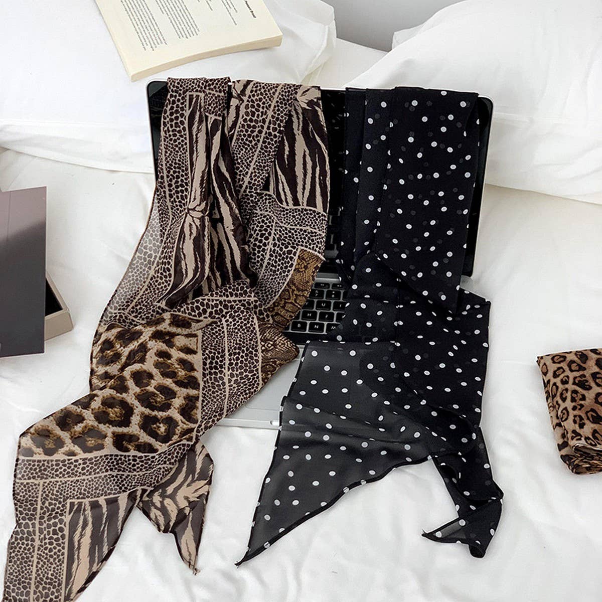 Chiffon Scarf-Versatile Neck Wrap & Hair Accessory