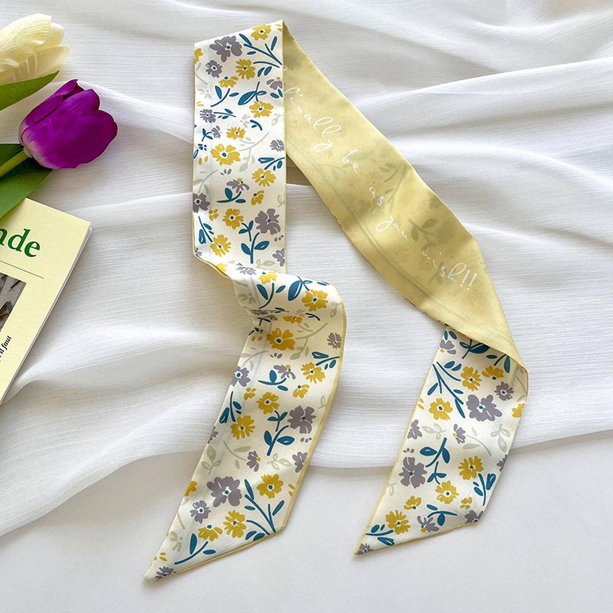 NEW YELLOW WHITENING HIGH-END FASHION HEADBAND_CWAHA4134