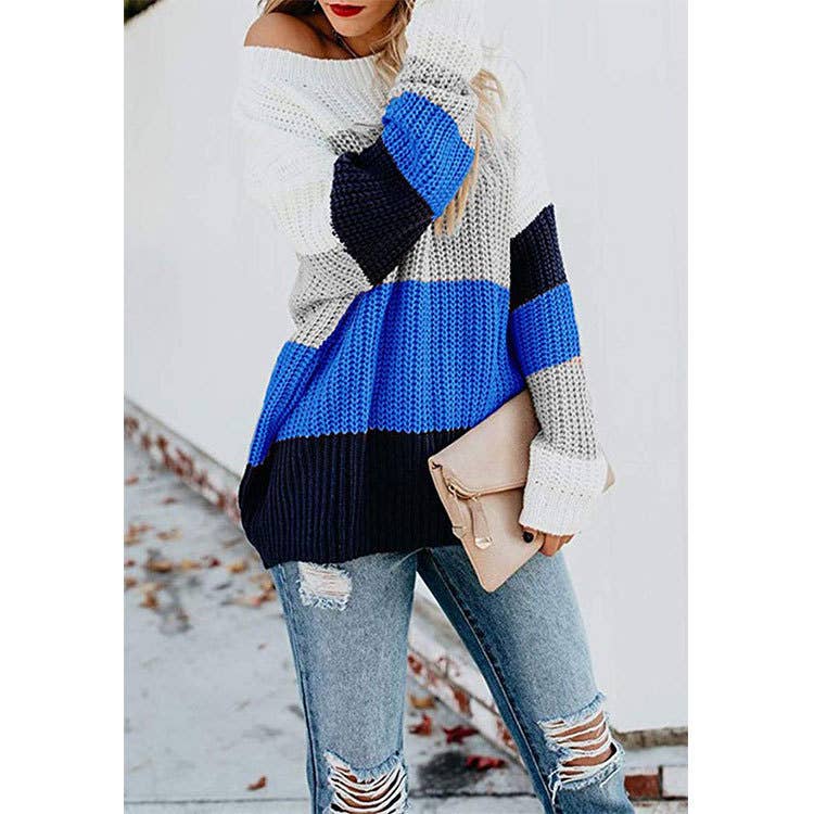 STRIPED PULLOVER RAINBOW KNITWEAR