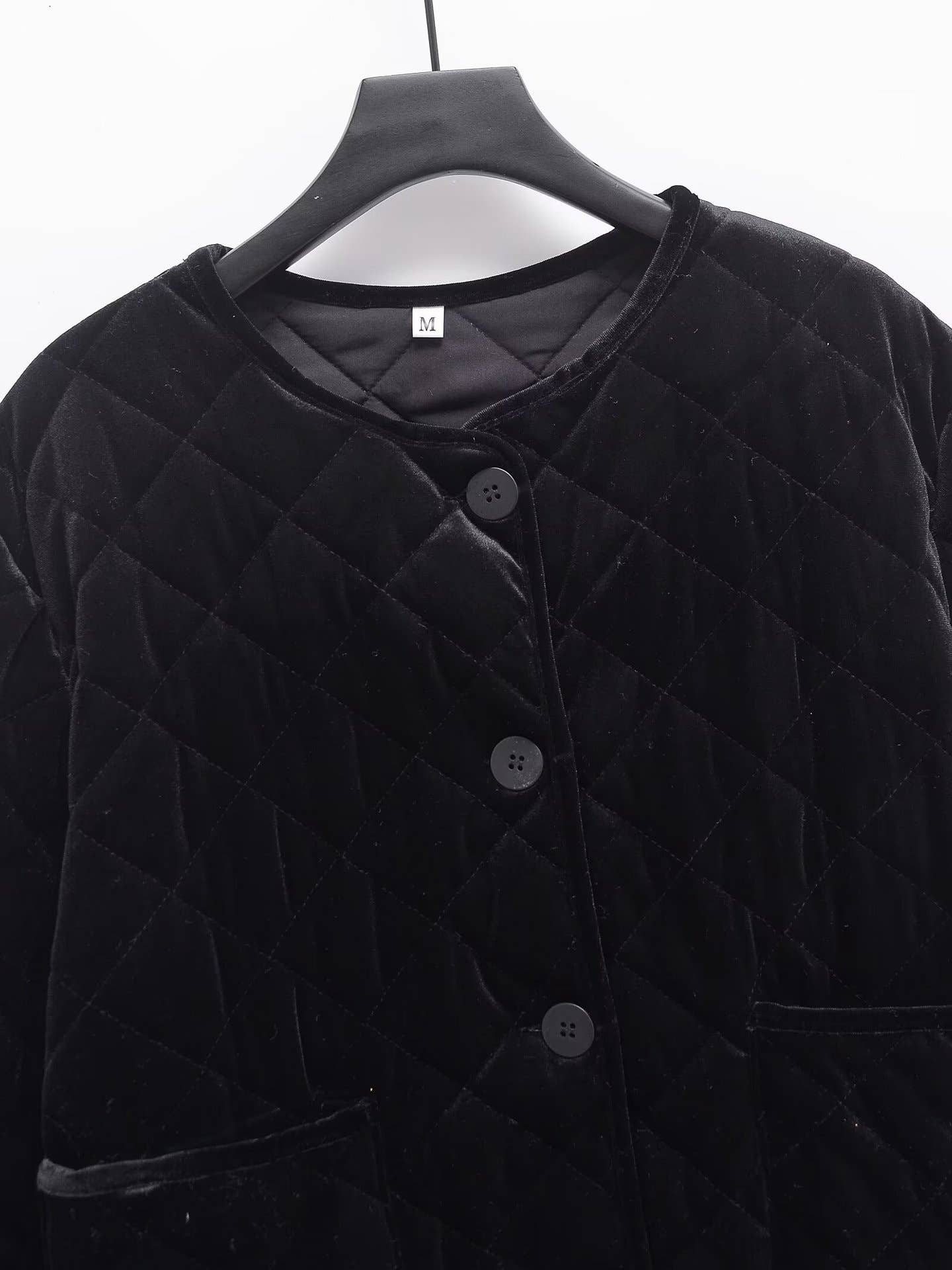 FASHION PERSONALITY SOLID COLOR ROUND NECK COAT