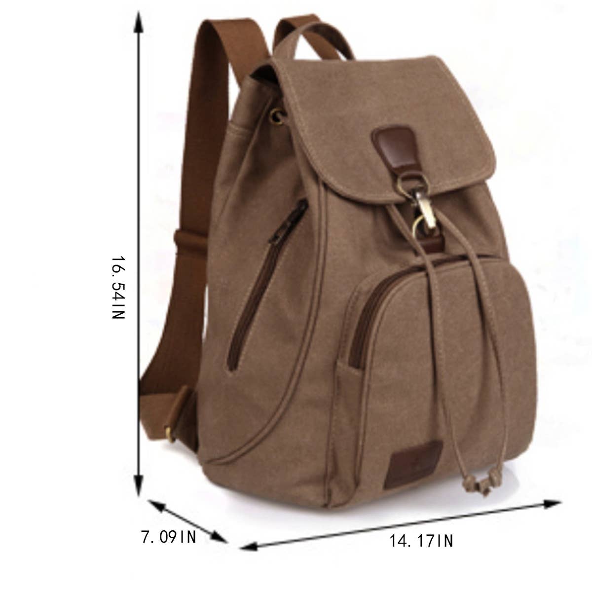 VINTAGE VERSATILE CANVAS BACKPACK_CWAB2200