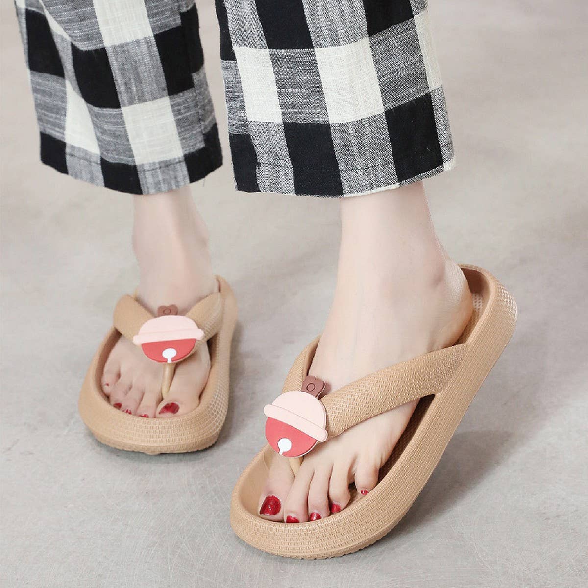 CUTE FLIP-FLOP SANDALS FOR HOME USE_CWSHS0749