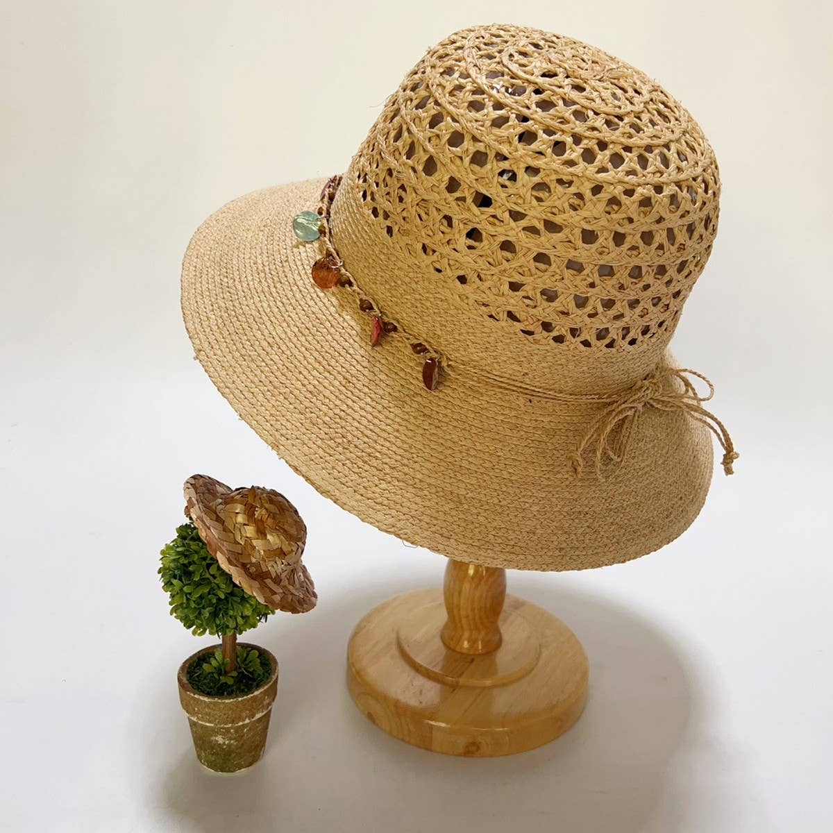 Summer creative dome sun hat for women_CWAH3582