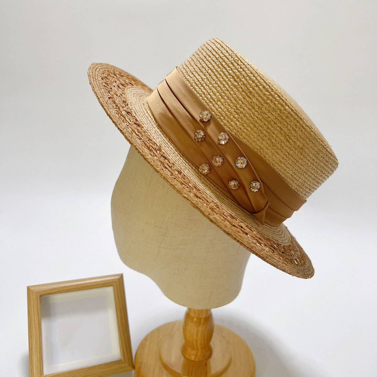 Summer high-end decorative sun hat_CWAH3563