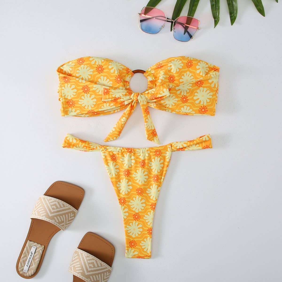 Swimwear Women Floral Print Bikini For Summer