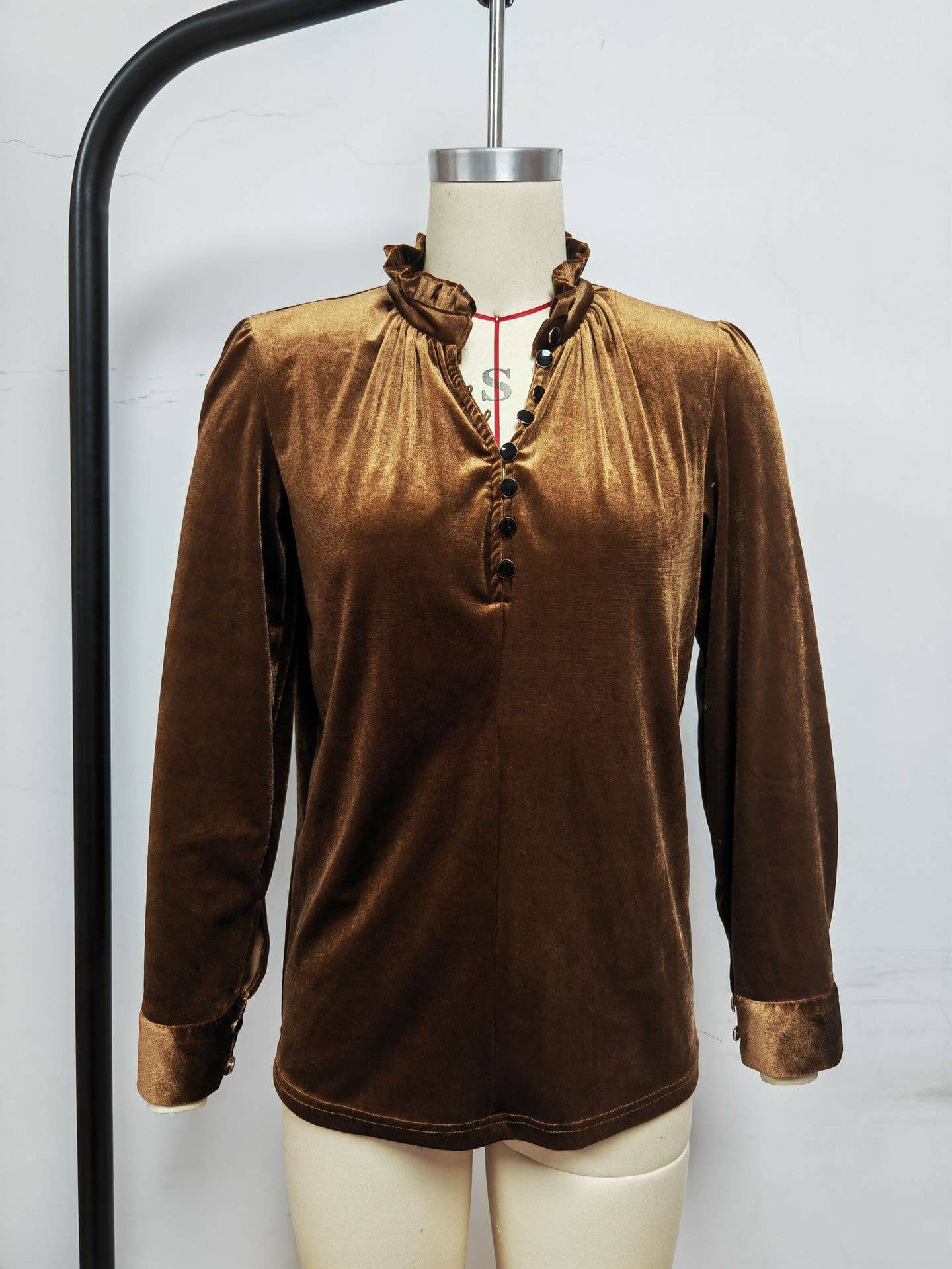 SEXY V-NECK LONG SLEEVE SHIRT IN CANARY