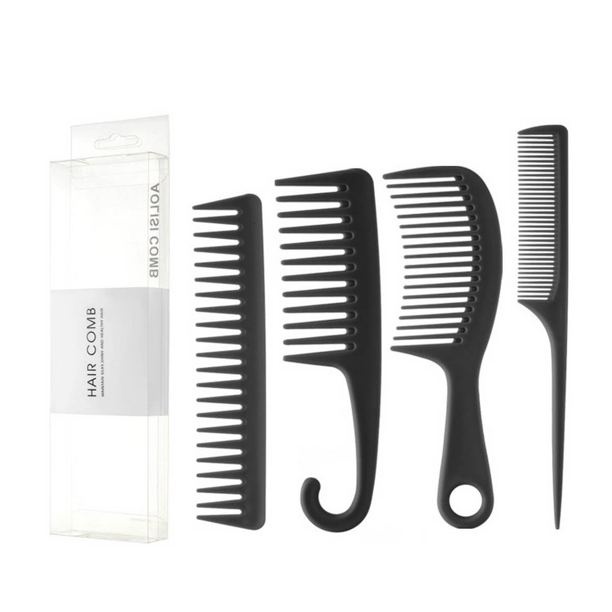 HOOK COMB WIDE TOOTH COMB SET