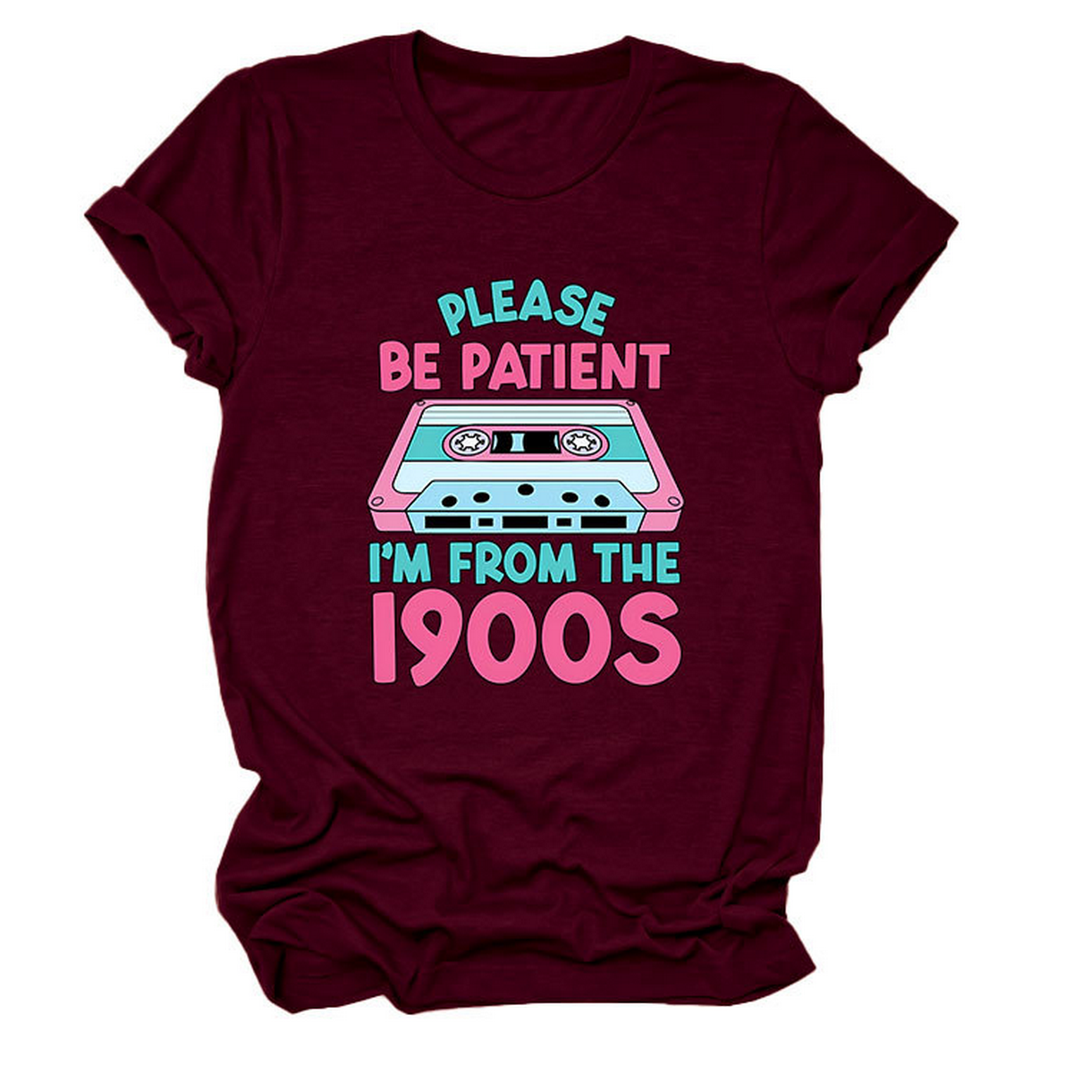 Women??¢s Tee ??Please Be Patient Letter Print_CWTTS1501