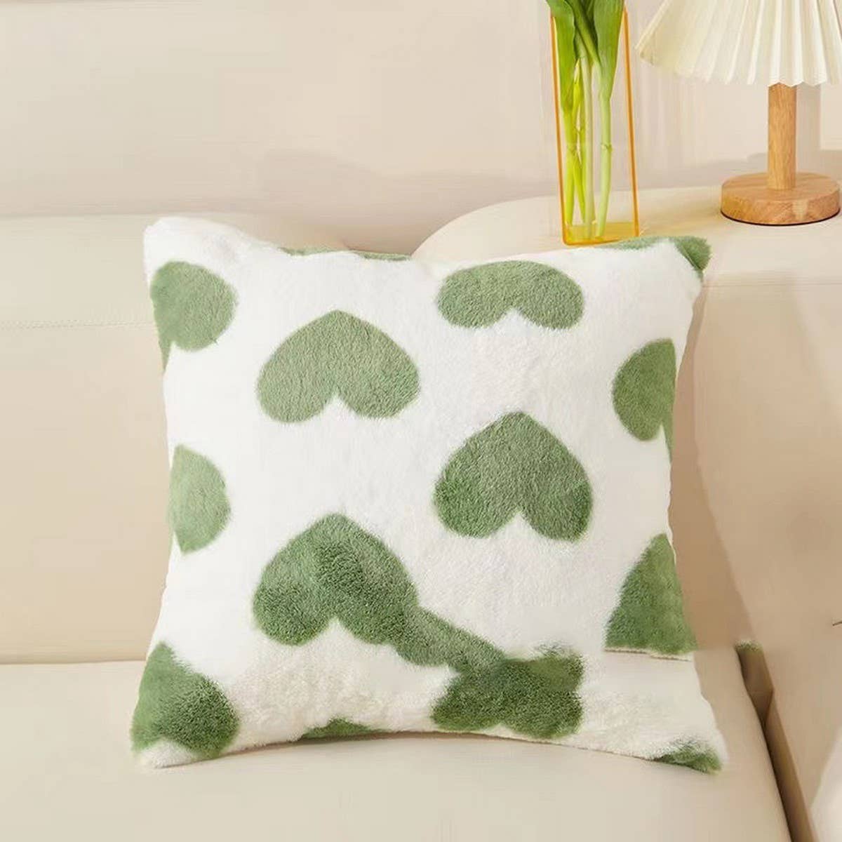 Moroccan Style Embroidered Grid Pillow Cover