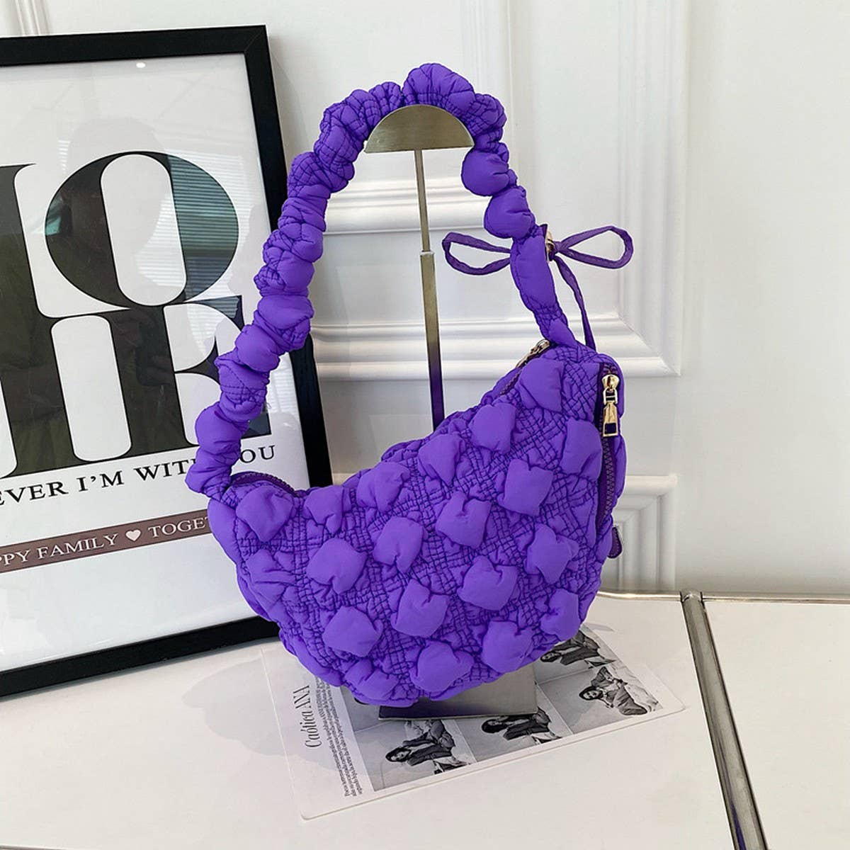 Dumpling Puff Cloud Bag Shoulder Crossbody_CUAB00459