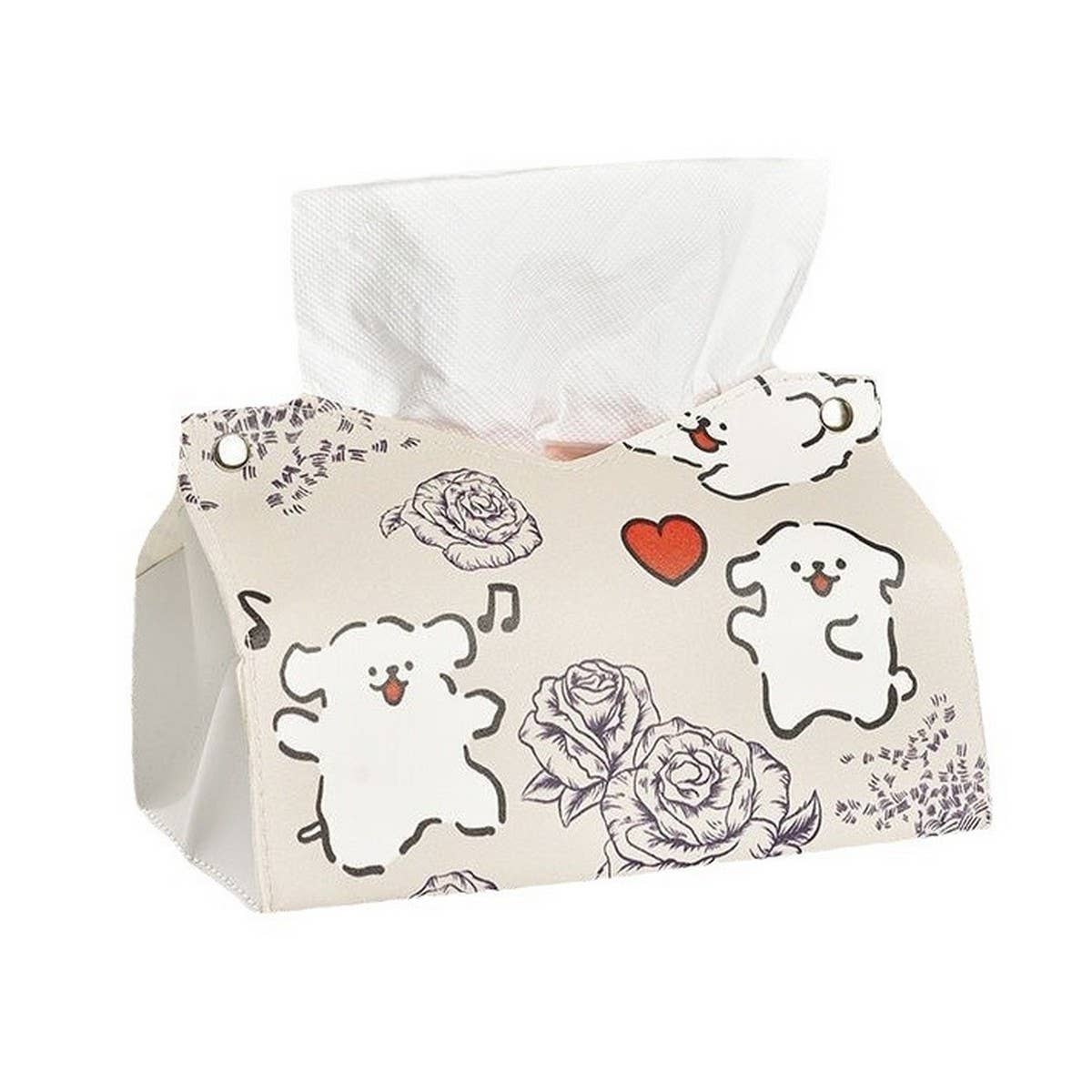 CUTE CARTOON HOUSEHOLD DESKTOP TISSUE BOX