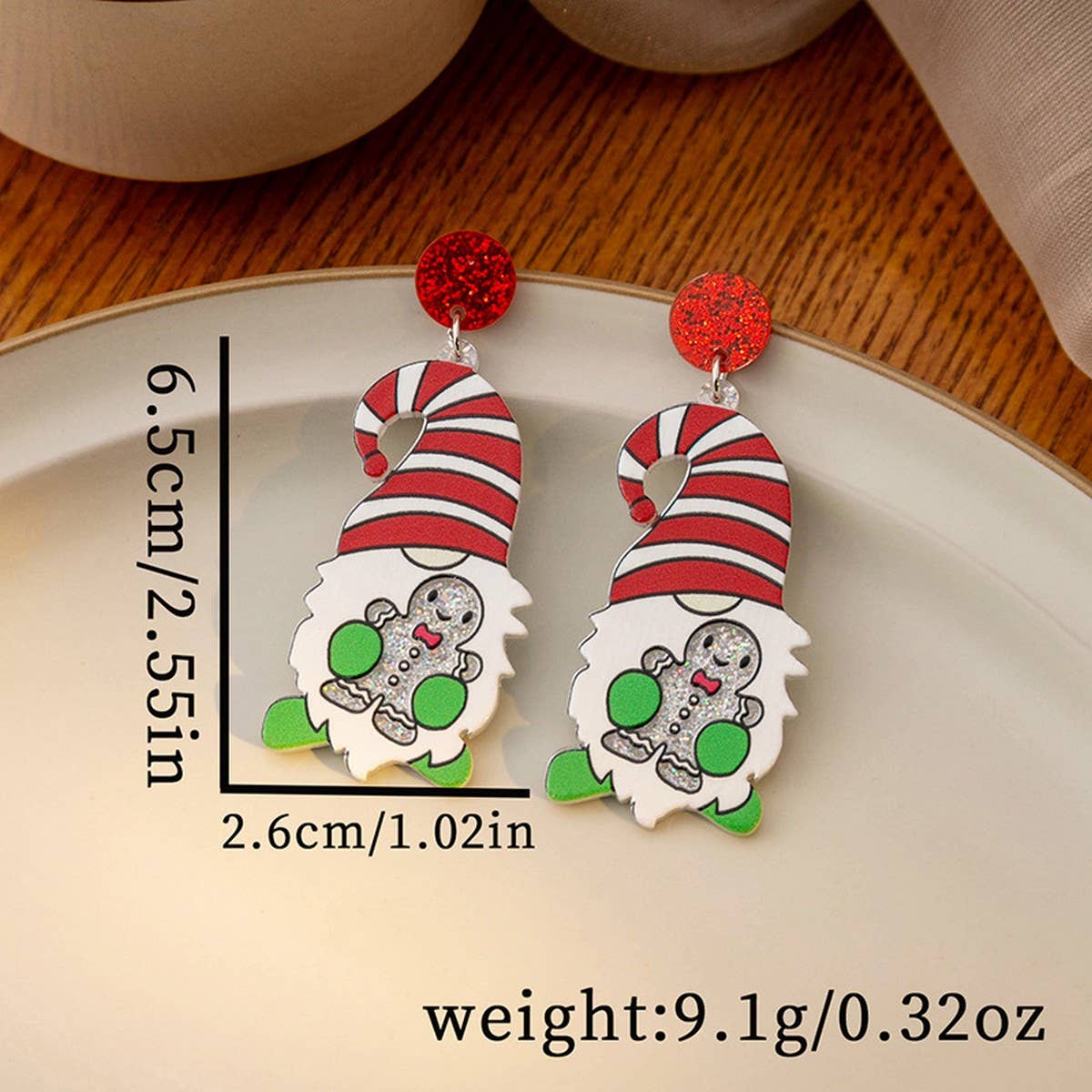 CHRISTMAS SIMPLE AND VERSATILE CARTOON EARRINGS
