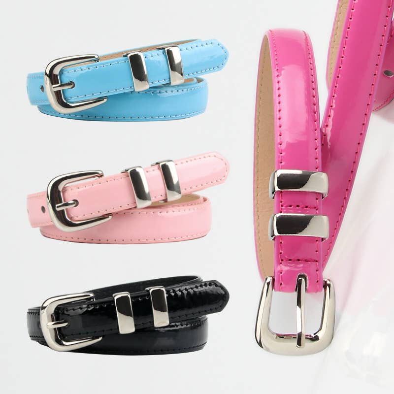 Simple and stylish belt with dopamine decoration