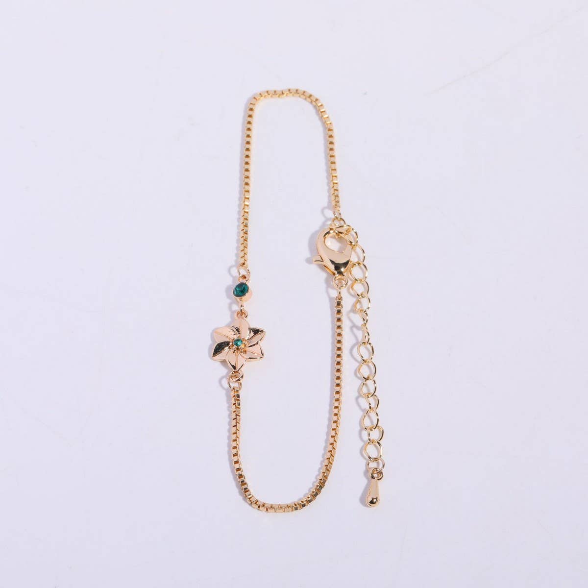 DECEMBER FLOWERBRACELET ZIRCON PENDANT BRACELET