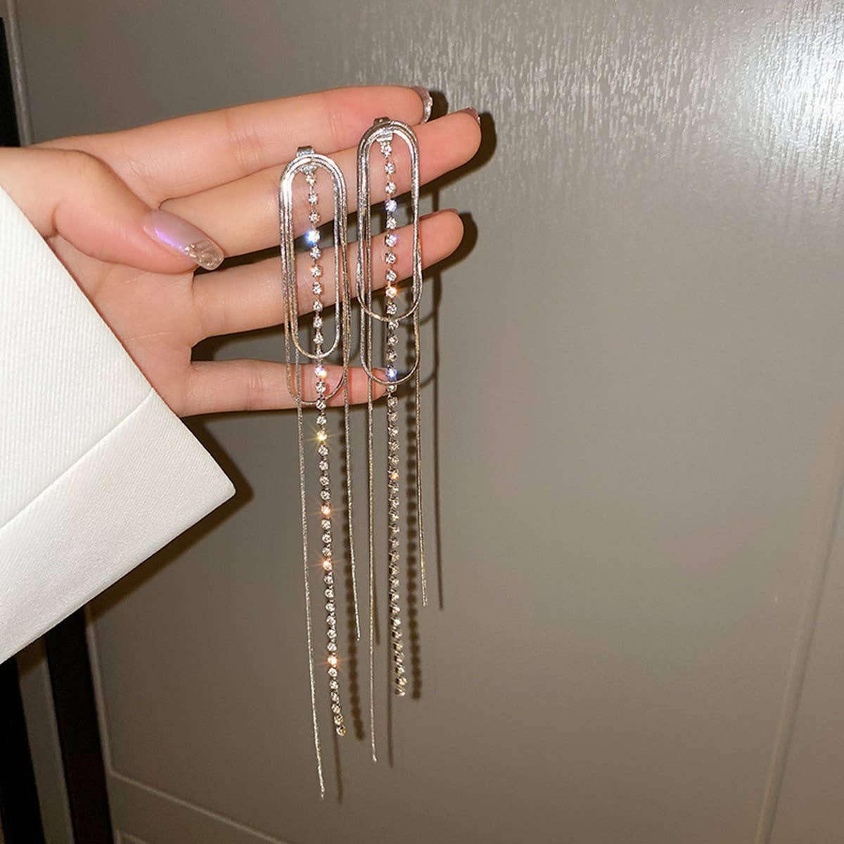 COLD STYLE SILVER HIGH-END EARRINGS