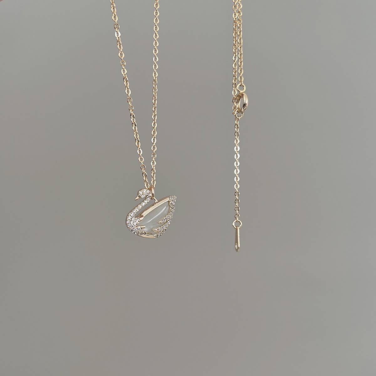 2024 NEW SWAN CLAVICLE CHAIN NECKLACE_CWAJE1253
