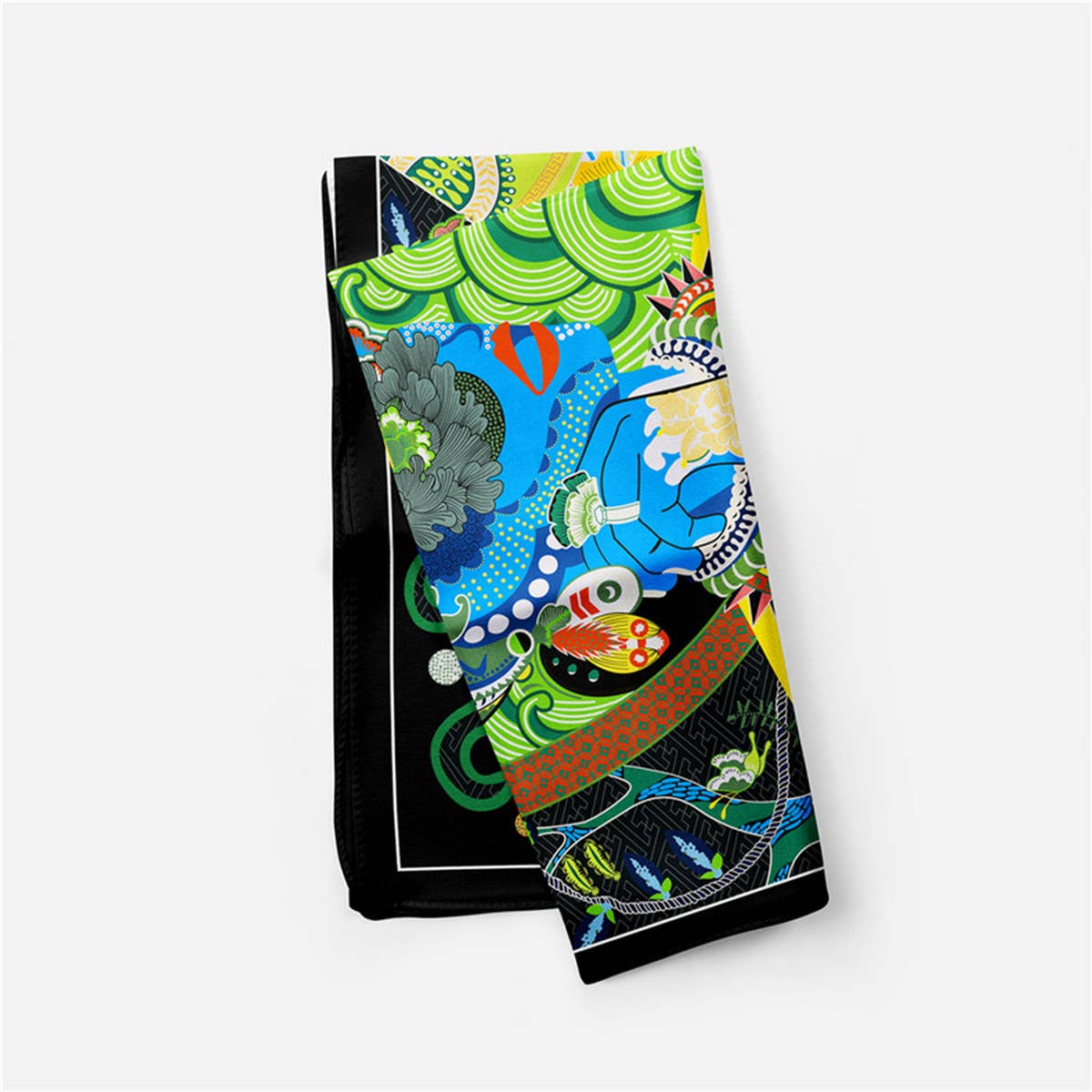 Twilled Satin Mini Scarf ? Hair & Bag Ribbon Wrap