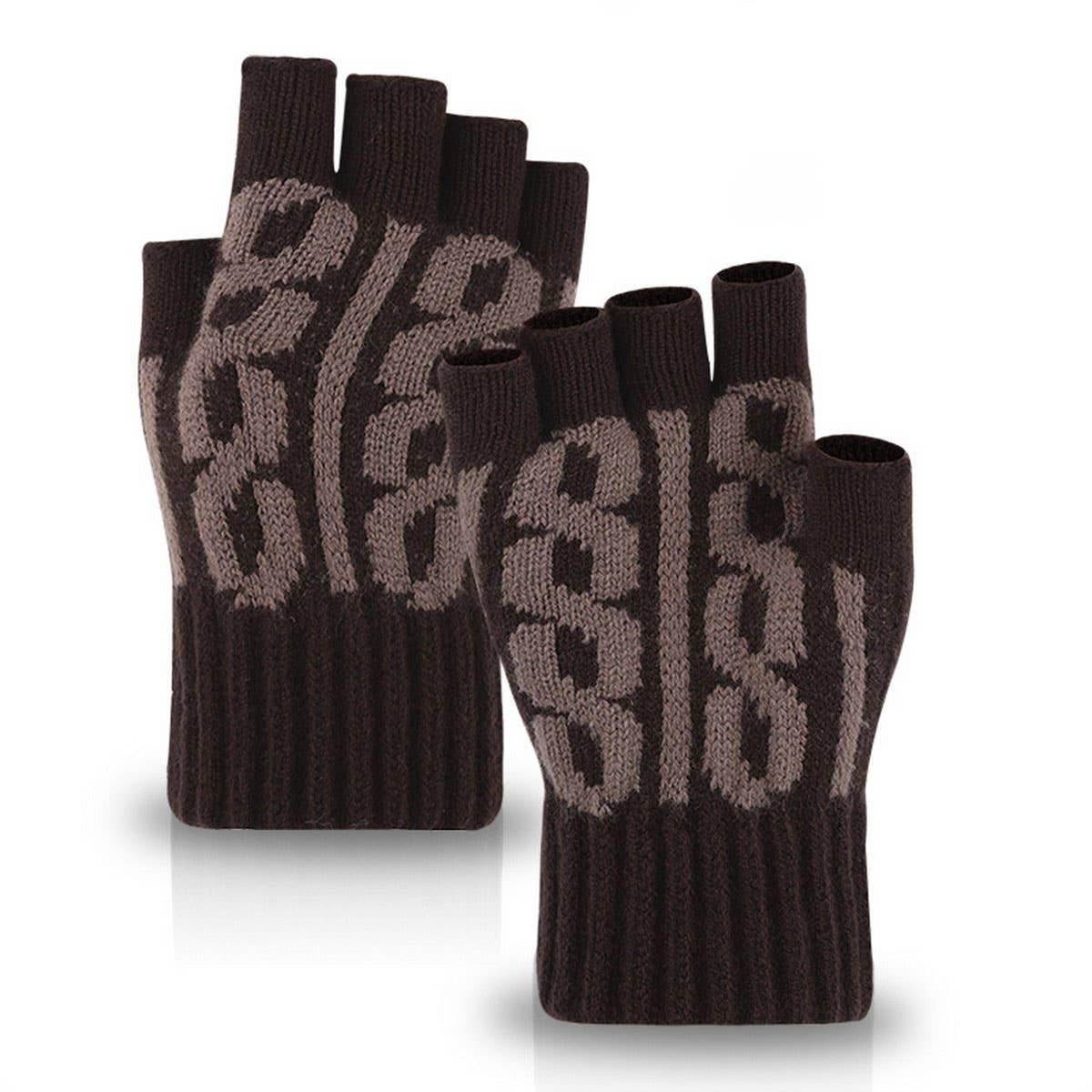 MEN'S KNITTED HALF FINGER WINTER PLUSH GLOVES_CWAG0228