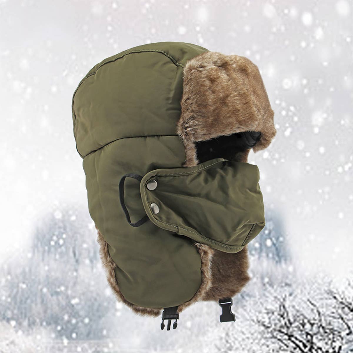 EAR PROTECTION, WARM AND WINDPROOF CYCLING CAP_CWAH1901