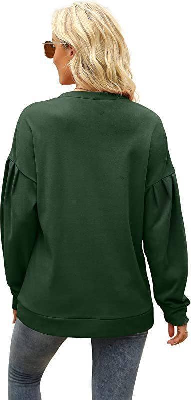 HOODIE CREW-NECK SPLICED LONG-SLEEVED TOP