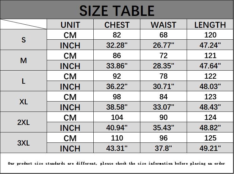 Solid color line neckline waist long style dress