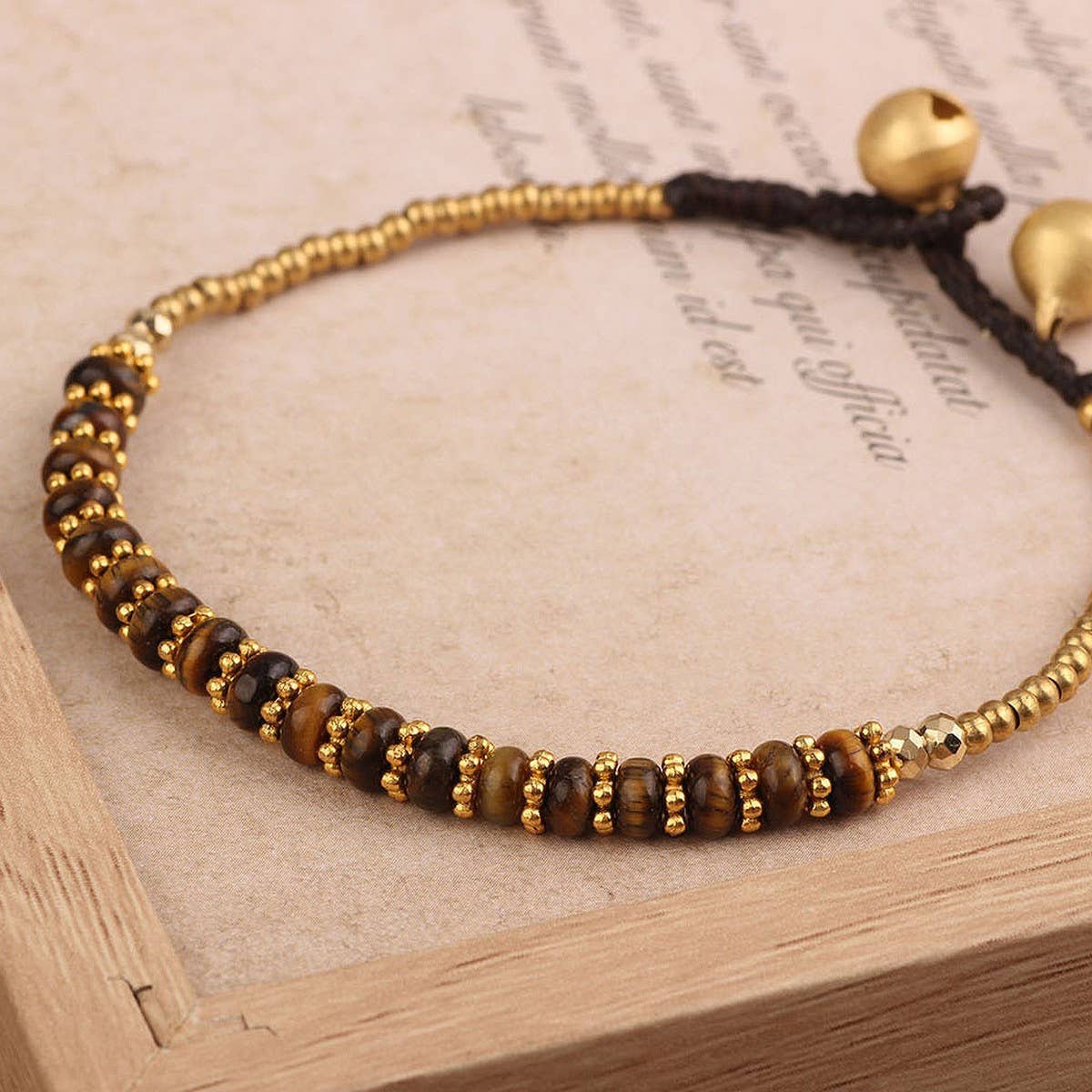 HANDMADE VINTAGE SIMPLE BEADED BRAIDED BRACELET