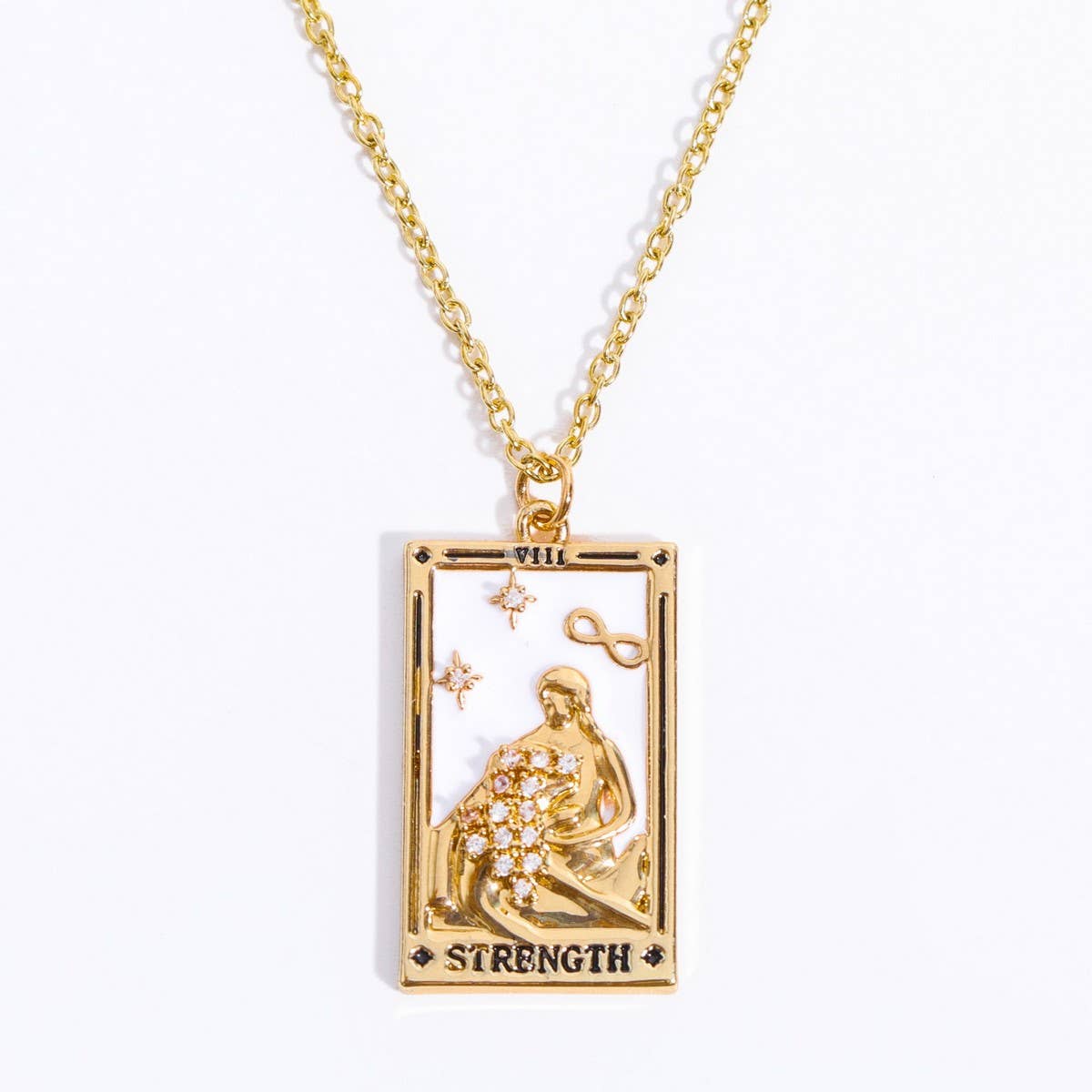 WOMEN'S PERSONALIZED VINTAGE TAROT NECKLACE
