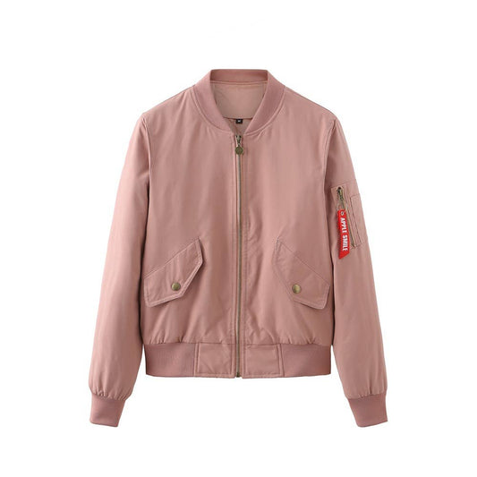 Line jacket Women's baseball jacket and cotton jacket
