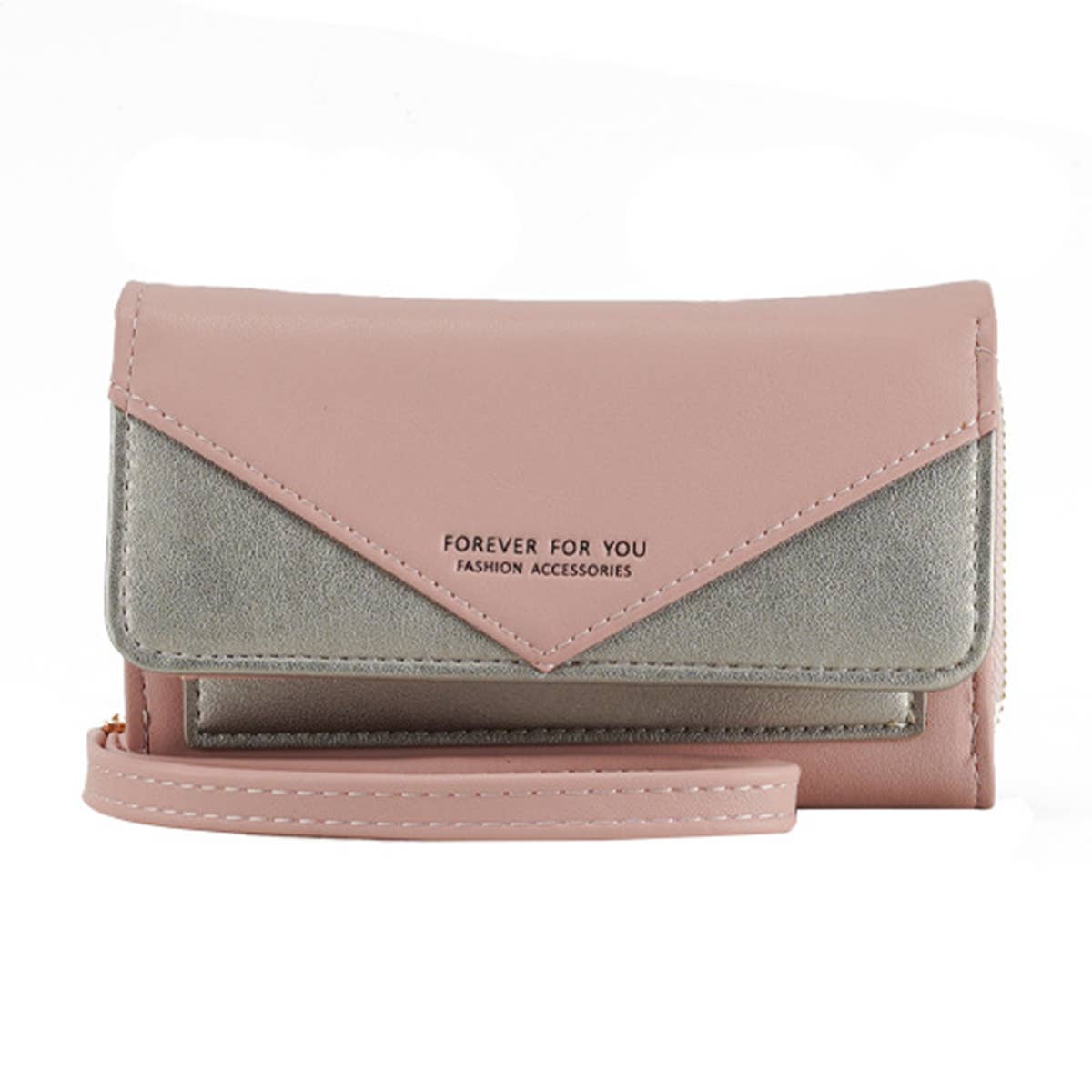 WOMEN EXQUISITE AND SIMPLE CONTRAST WALLET_CWAB1252