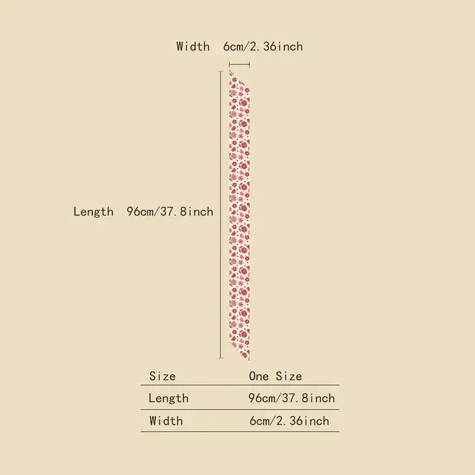 FLOWER PRINT HEAD SCARF